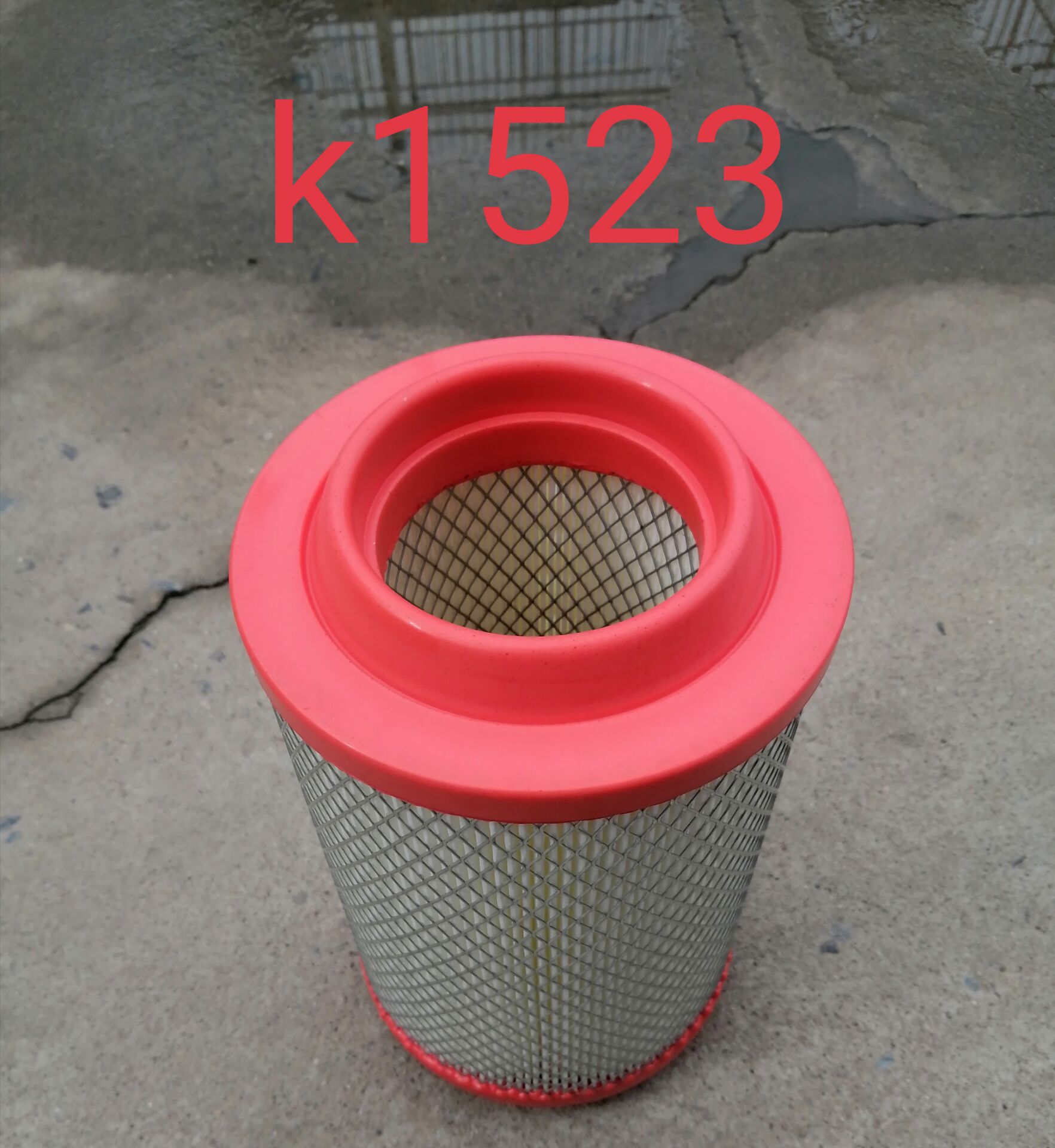 适配K1523PU空气滤芯PU1523空气滤清器K1523PU空滤(底部带爪)