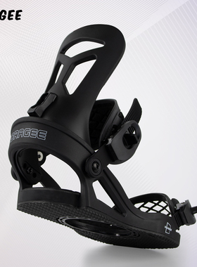 DRAGEE单板滑雪板固定器传统绑带平花刻滑绑带穿脱滑雪装备固定器