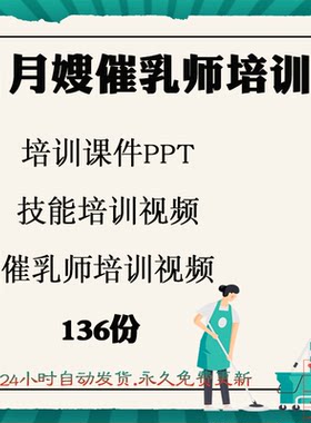家政公司月搜催乳师培训视频技能培训讲义课件PPT模板电子版资料