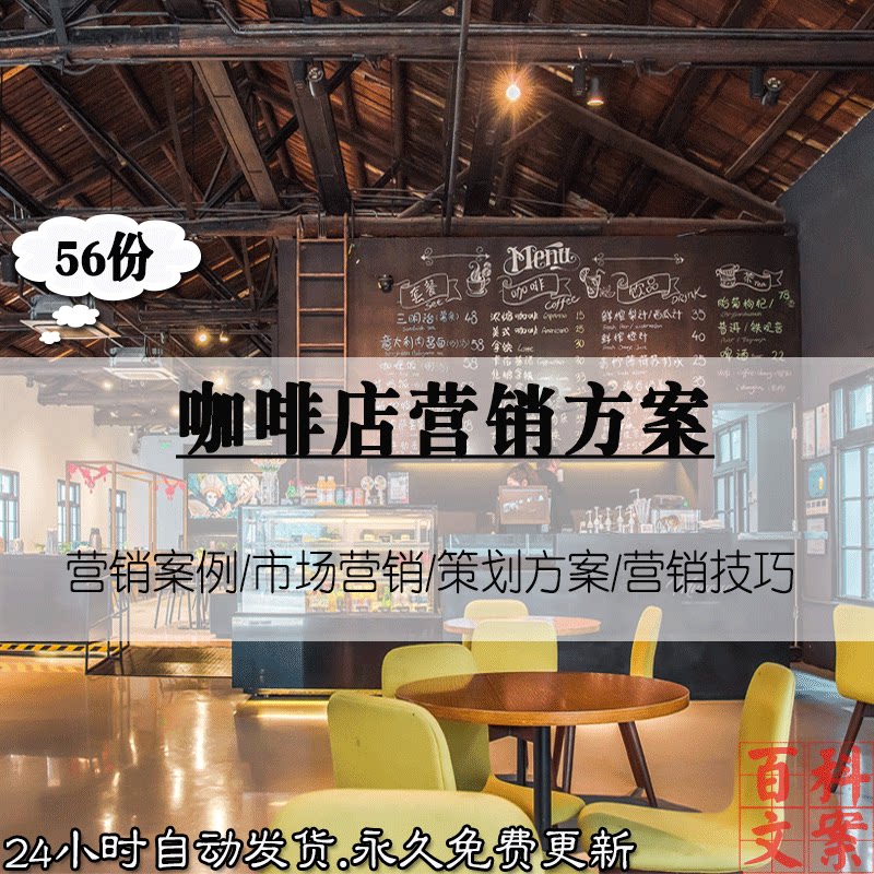 咖啡店营销策划开业节日活动推广方案市场营销技巧案例电子版资料