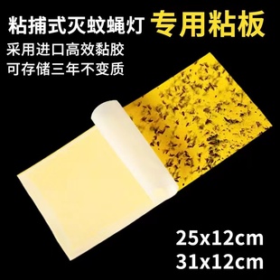 灭蝇纸灭蝇灯专用食品厂粘捕式 灭蚊灯粘蝇板粘蚊纸灭蚊蝇板粘蝇纸