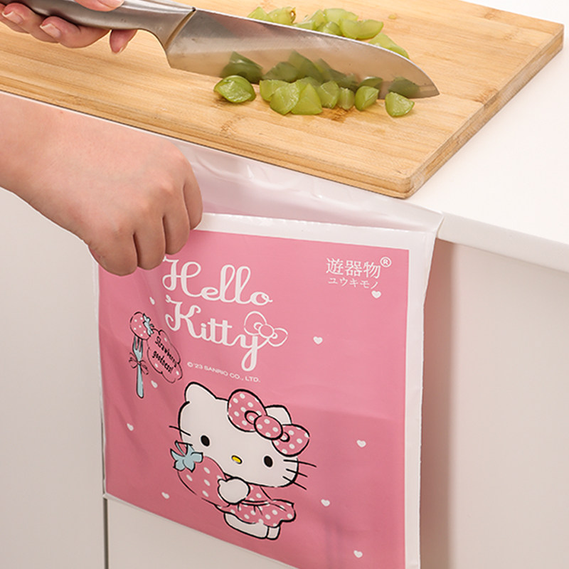三丽鸥hellokitty粘贴式桌面垃圾袋加厚无痕自粘小号清洁塑料便携,家庭/个人清洁工具,家用垃圾袋,淘宝优惠券,粉丝福利购,淘宝优惠卷