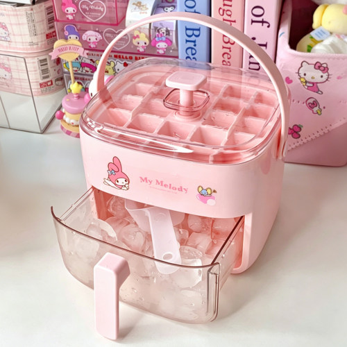 三丽鸥Kitty按压式冰格美乐蒂
