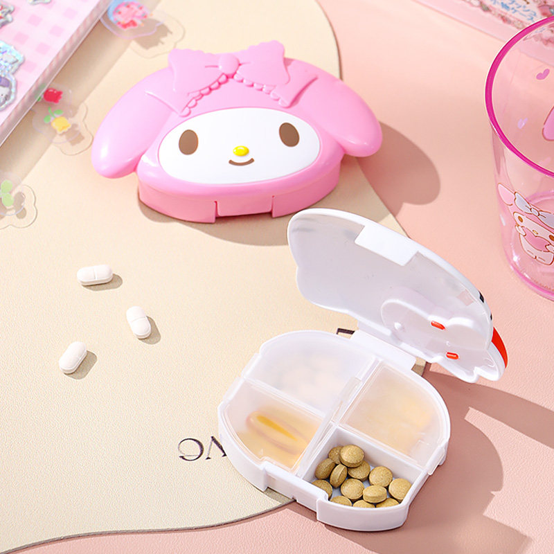 三丽鸥helloKitty小药盒便携分装图片