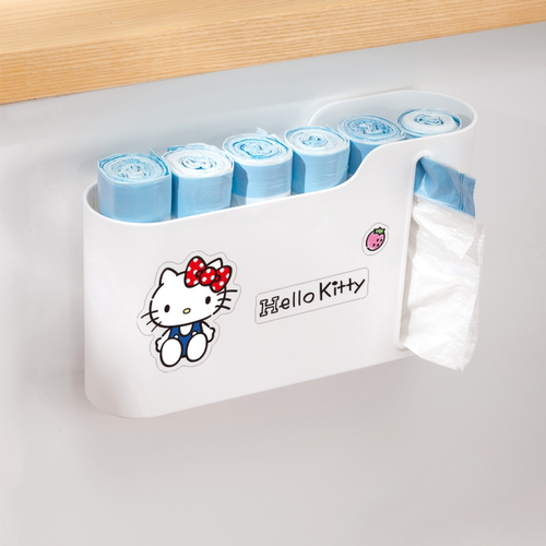 垃圾袋收纳盒家用厨房免打孔置物