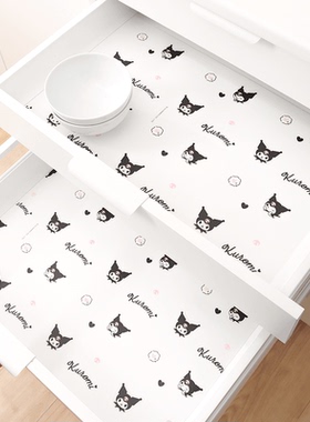 正品三丽鸥库洛米防潮垫纸鞋架防尘隔脏保护垫抽屉垫衣柜防水防霉