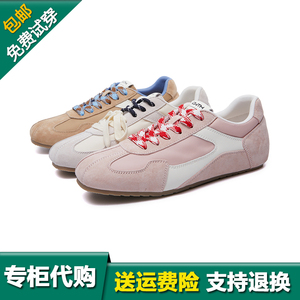 平底阿甘德训鞋女2025年热风春新款拼色慢跑运动休闲鞋H11W25101