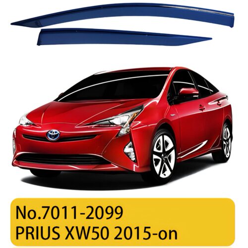 适用2020 Toyota普锐斯Prius zvw50晴雨挡注塑加厚雨眉车窗挡雨板