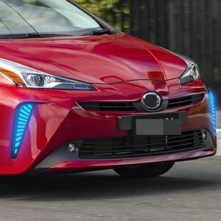DRL升级改装 普锐斯XW50日行灯白光转向灯黄夜间蓝光Prius 21款