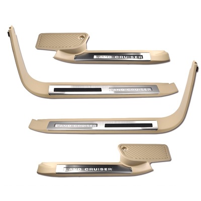 兰德酷路泽16-22带灯米色门槛条