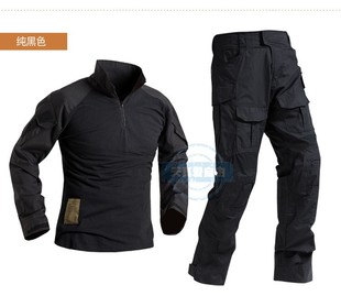 外军复刻 纯黑色 GEN3蛙服 G3蛙皮套装 BK黑色 夜行战术服