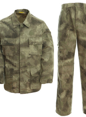 Bdu废墟灰迷彩套装 战术作训服 外贸尾货 耐磨耐脏工作服外贸尾货