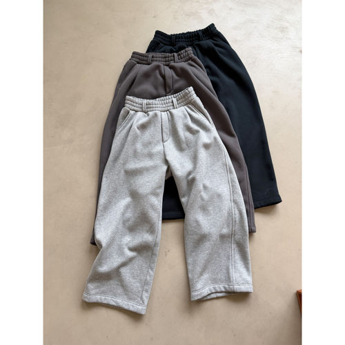 加厚颗粒绒空气感蓬松感卫裤