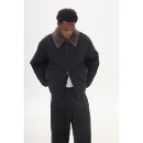 Anniehall25fw hunting jacket复古猎装夹克棉服毛领弯刀袖夹克