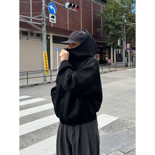 忍者空气太空棉高领连帽卫衣