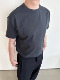 Anniehall24ss 口T恤 sleeves直角肩立体裁剪特殊袖 fitted short