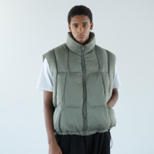 Anniehall24fw sorona vest异型解构索罗娜棉马甲背心保暖