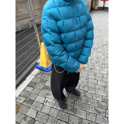 加厚户外机能立领方格半拉链棉服