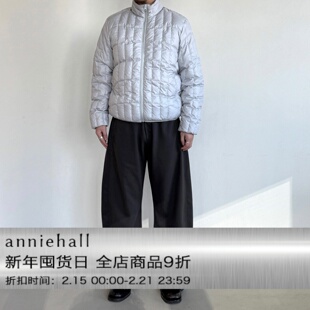 Anniehall24fw casual sweatpants毛圈加绒弯刀卫裤中等厚度宽松