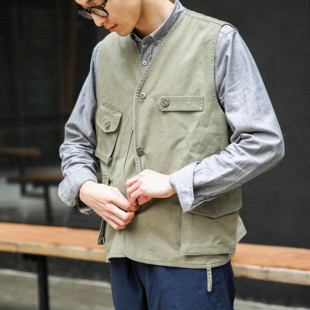 男士 Anniehall vest三色伐木机能马甲 Utility 背心 timberjack