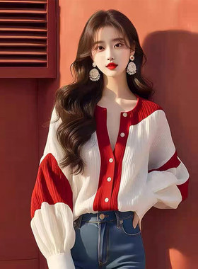 春秋长袖衬衫拉链哺乳哺乳衣