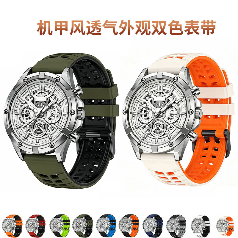 适用Dickies585硅胶透气表带图片