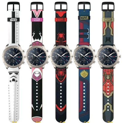 适用Amazfit华米Zepp Z智能运动手表表带GTR漫威硅胶防水替换腕带