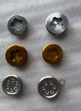 摩托车配件雅马哈15-25年YZF100 0R1 YZF600R6前刹车卡钳装饰镙丝