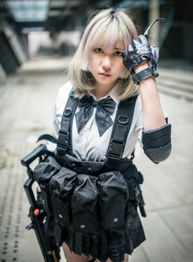 暗区突围护甲战术肚兜AK胸挂携行装具多功能作战背心马甲快拆弹挂