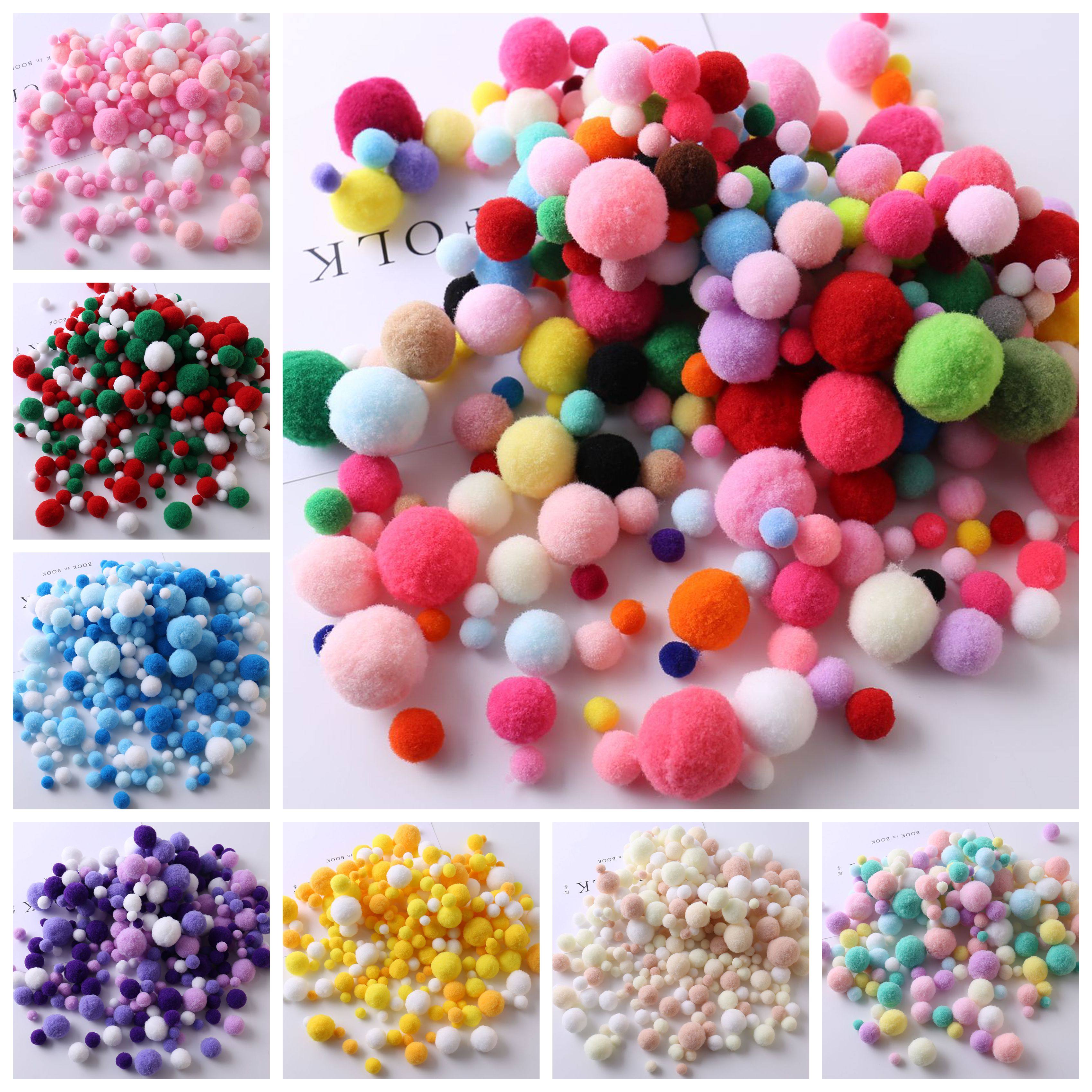 高弹混装彩色小毛球diy创意手工制作毛绒球大小混合美术材料装饰,饰品/流行首饰/时尚饰品新,其他DIY饰品配件,淘宝优惠券,粉丝福利购,淘宝优惠卷