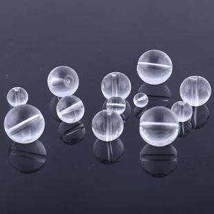 透明玻璃珠子 diy串珠材料水晶门帘珠帘散珠风水葫芦帘子隔断材料