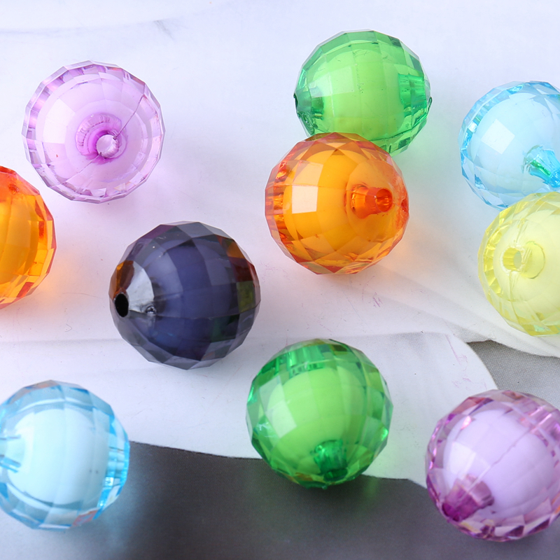 20mm96面亚克力地球珠