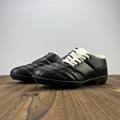 新款 菱格系带休闲运动鞋 潮款 出口日本单男士 低帮软底百搭德训鞋