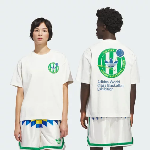 阿迪达斯三叶草男女篮球服短袖