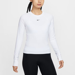 28耐克女子25年冬款 010 运动速干紧身训练长袖 FV7846 100 T恤