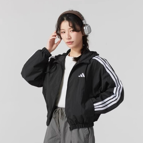 阿迪达斯女子运动夹克外套JZ2161