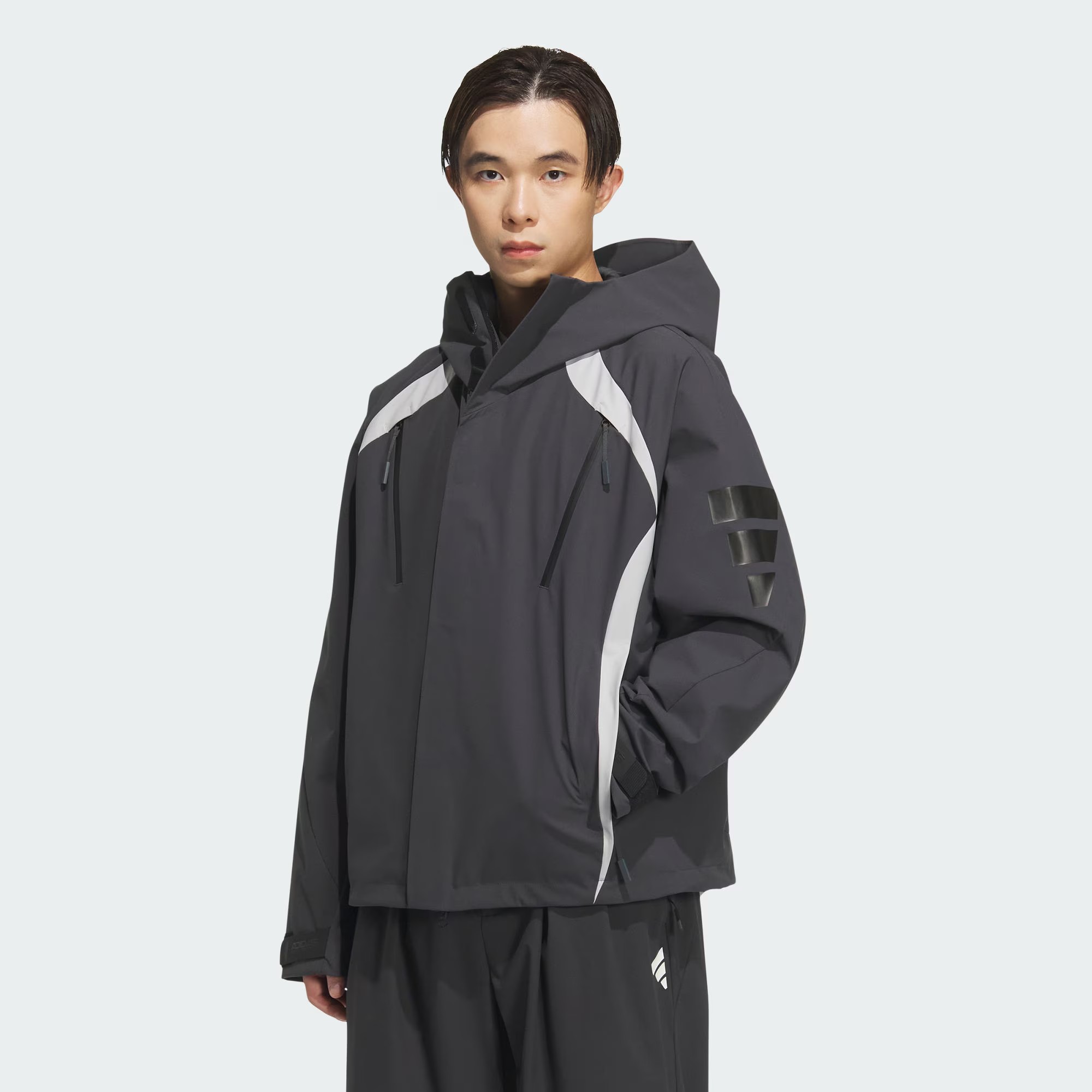 阿迪达斯男子25年连帽夹克外套