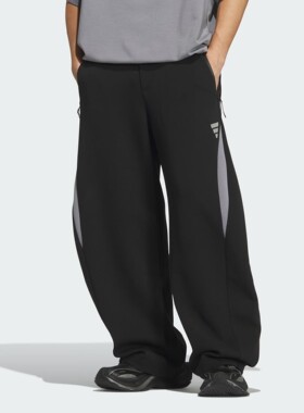 Adidas/阿迪达斯男子25年冬款运动宽松针织透气长裤KH0290 KH0291