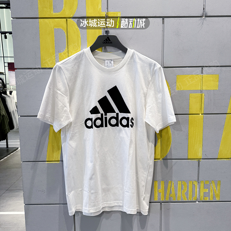 Adidas阿迪达斯2024年男夏圆领透气经典休闲短袖T恤IC9347 IC9349 运动服/休闲服装 运动T恤 原图主图