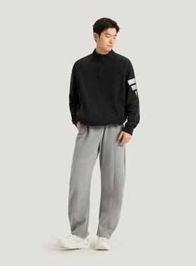 Adidas/阿迪达斯男子26年新款立领半拉链套头衫卫衣KU5296 KU5297