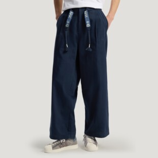 Adidas/阿迪达斯三叶草男子26年春民族风运动直筒裤KW5668 KW5669