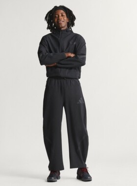 阿迪达斯男子26年春防晒UPF50+凉感黑标梭织运动裤KE6555 KE6550