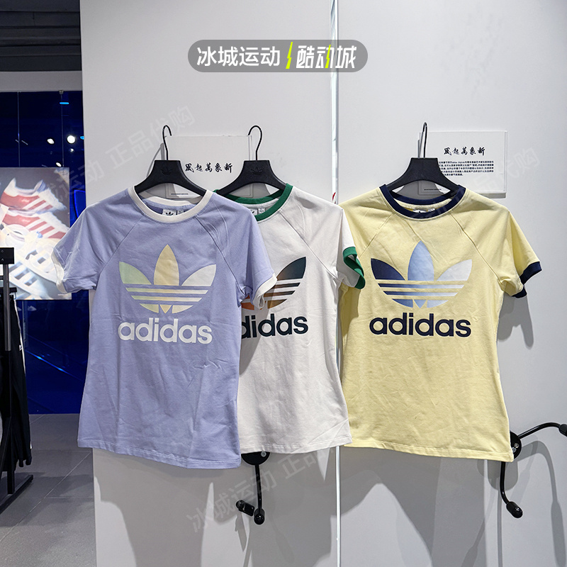 Adidas/阿迪达斯女春圆领短袖