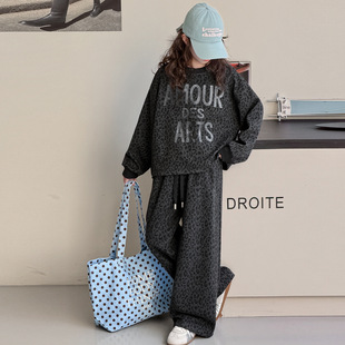女童春装套装女孩洋气炸街女装2026新款女大童韩系时髦儿童巨好看