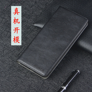 適用榮耀X60pro殼新款 榮耀X60保護套翻蓋皮套榮耀X60i商務頭層牛皮男款 女款 支架皮夾薄 真皮鏡頭全包防摔外殼