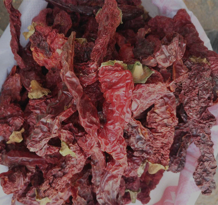 猪大肠大辣子5斤(2500克)焉耆螺丝菜辣子干辣椒皮子新疆拌面辣