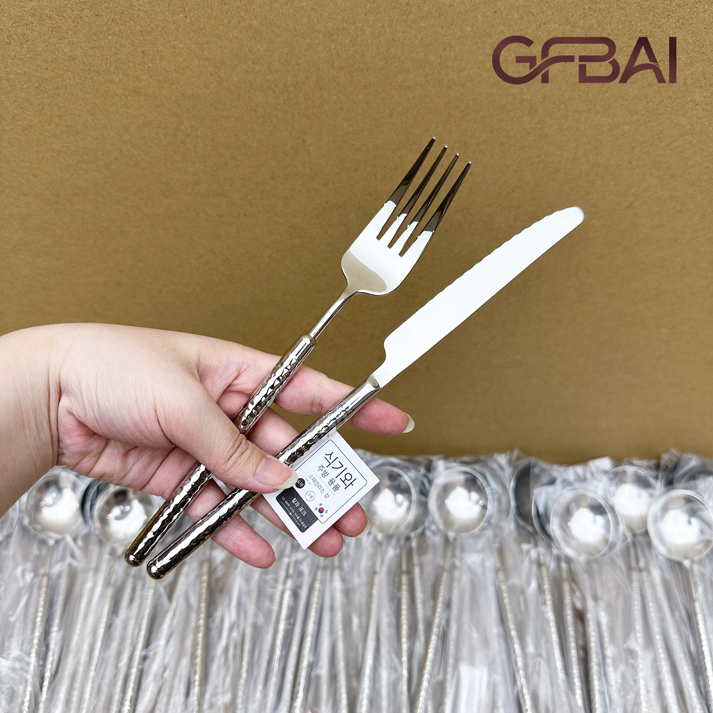 西餐刀叉套装家用餐具304不锈钢欧式高档切牛排刀叉2件套