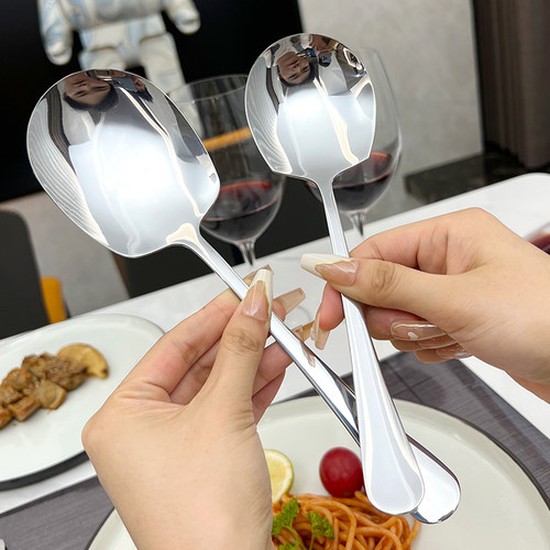 不锈钢分餐勺长柄分菜勺公勺公用