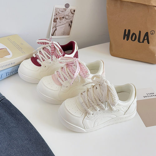 小众奶fufu板鞋女2025小众原创秋款百搭网红爆款小白鞋A6060