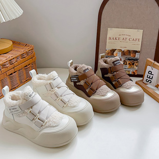 厚网红短靴LZ6026 加绒加厚网红短靴204冬季 蓓尔雪地靴女款 冬季